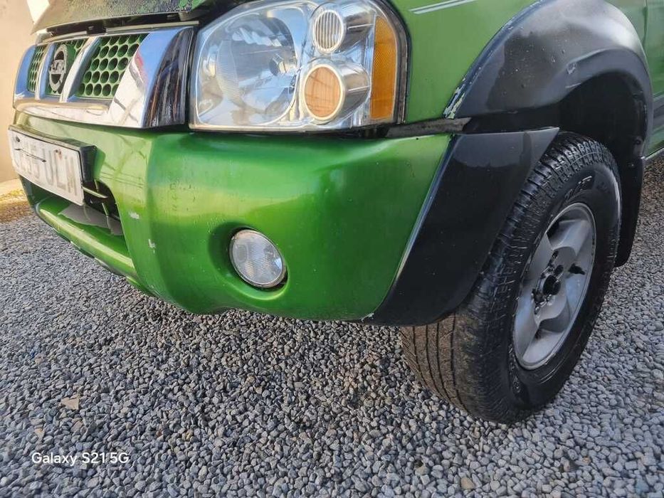 Bara fata Nissan Navara D22 1998 - 2004 Verde (1347) model fara spalatoare far