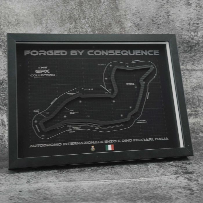 Imola – Hartă 3D circuit Formula 1 Emilia-Romagna GP • GPX Collection