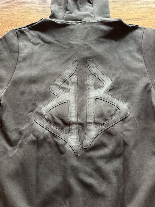 Мъжки,памучен,черен екип Balenciaga с бродирано лого на гърба