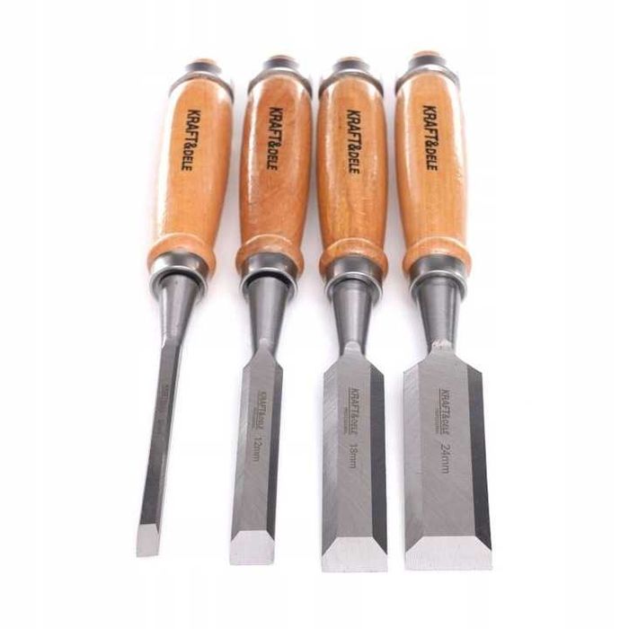 Set 4 dalti 230mm 6-24mm cu maner lemn (KD11770)