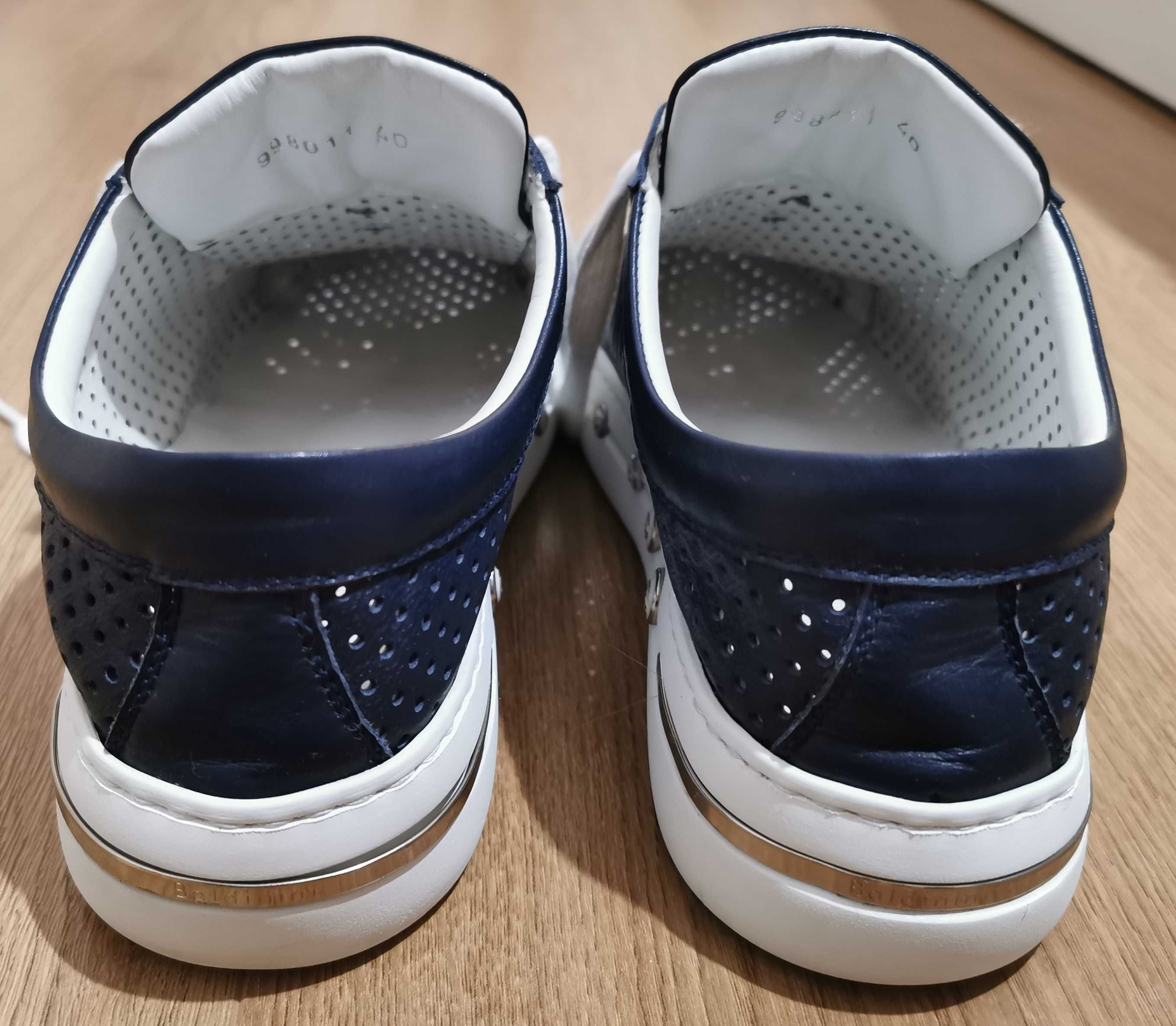Sneakers/pantofi dama Baldinini Midnight Blue Patent Leather 40