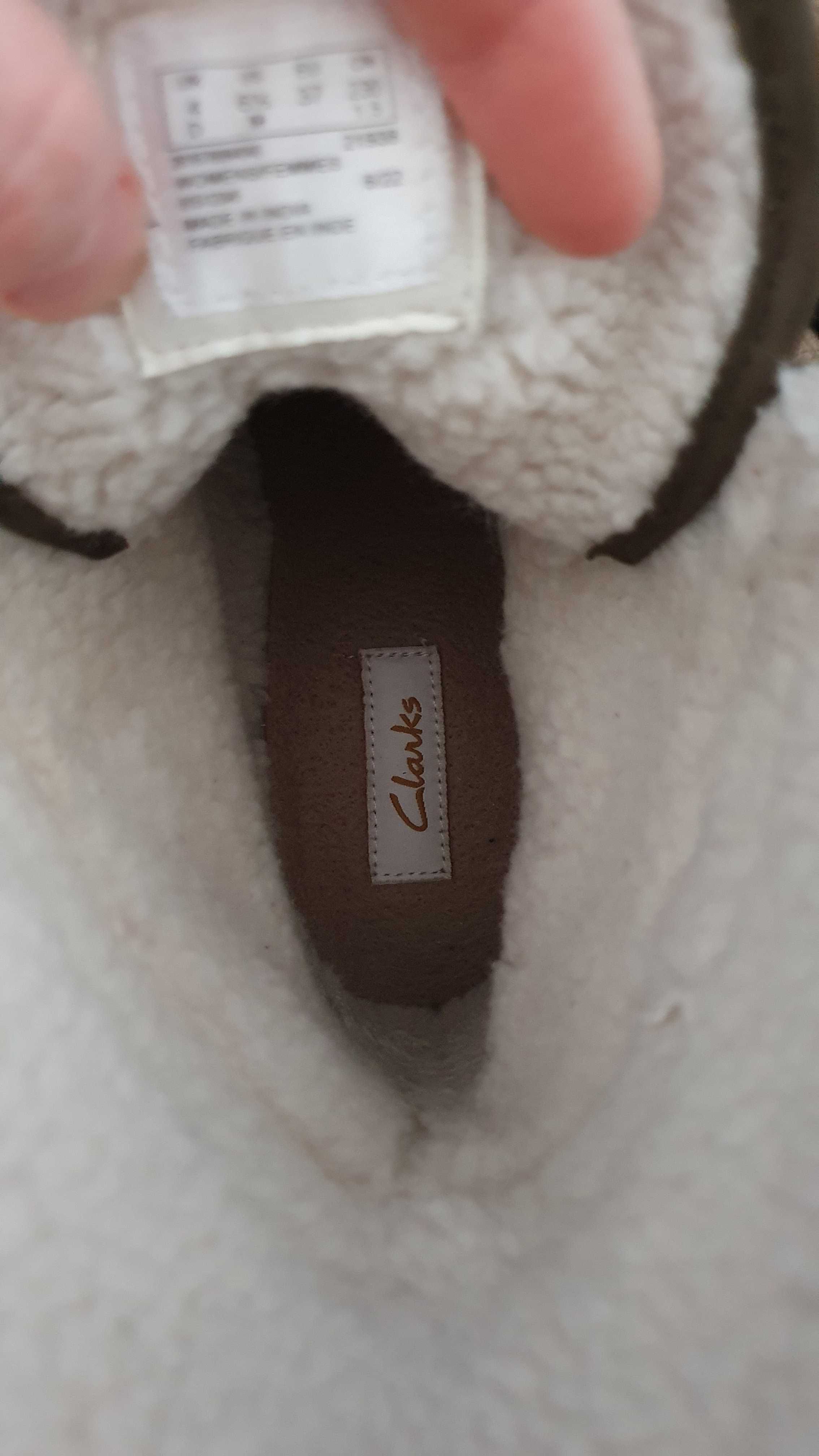 Ghete Clarks din piele imblanite 37
