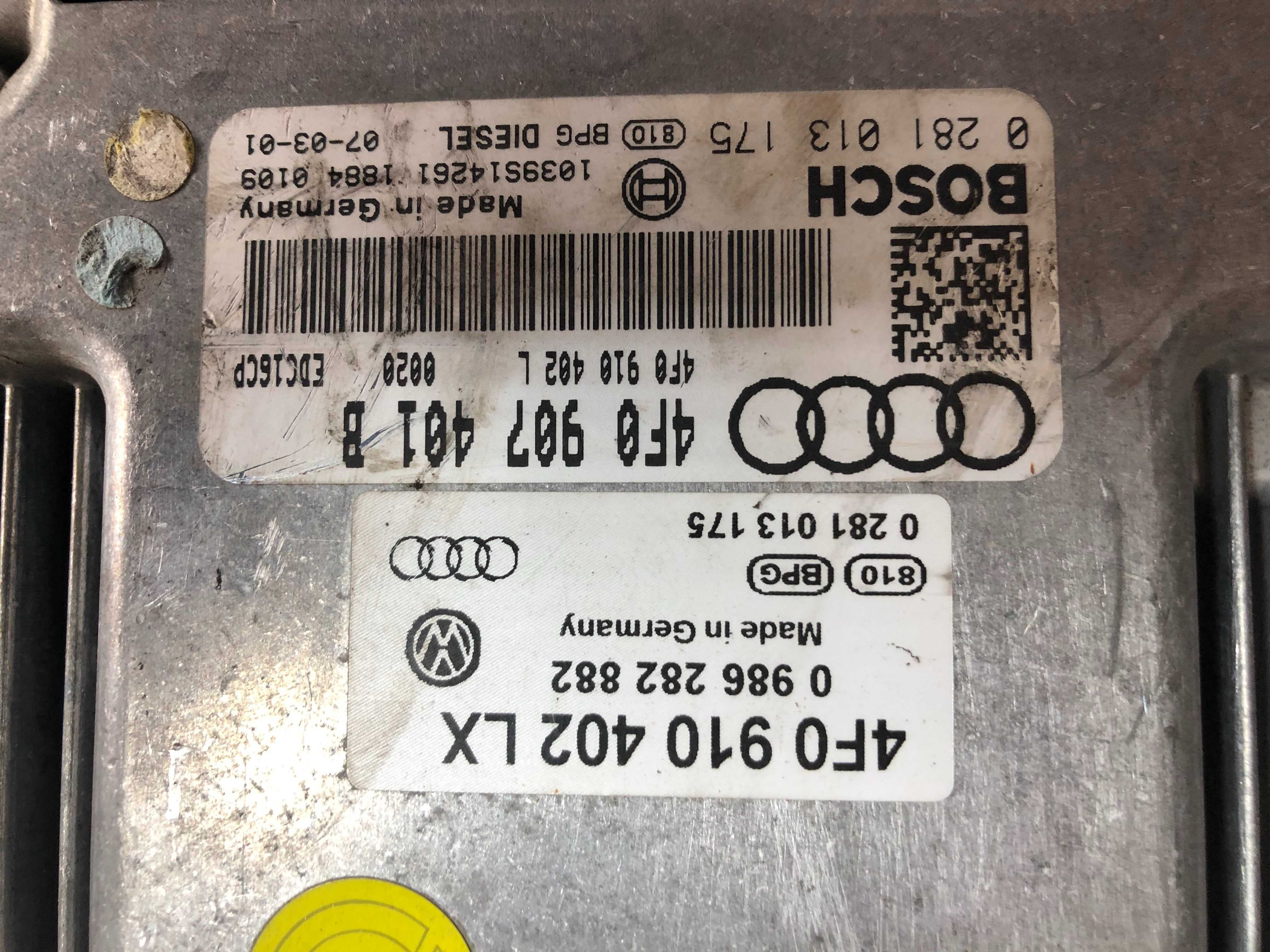 ECU Calculator motor Audi A6 2.7TDI 4F0907401C/B EDC16CP34