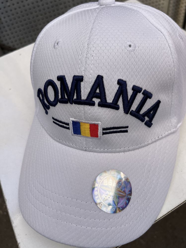 Sapca romania culoarea alba