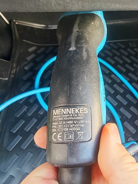 Mennekes Кабел 32А type 2 за електромобил