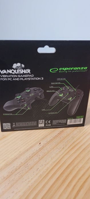 Controller cu vibrații Esperanza Vanquisher (PC & PlayStation 3)