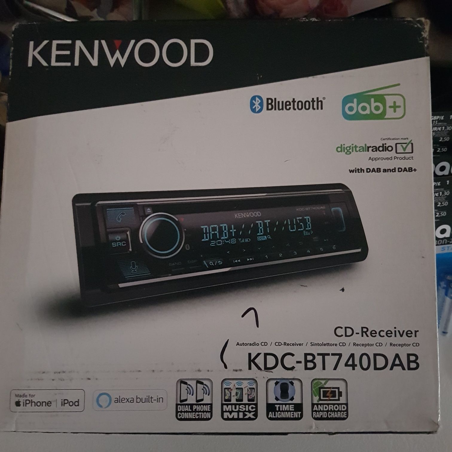 Kenwood  KDC-BT740DAB