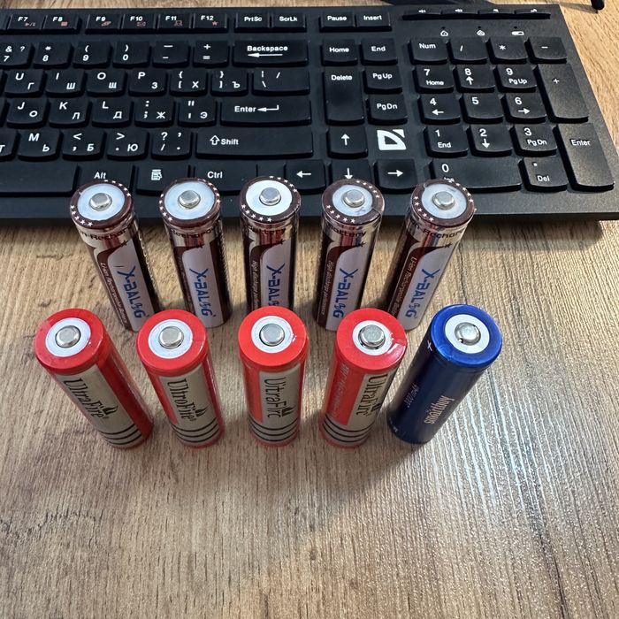 Аккумуляторы 10 штук. (18650)