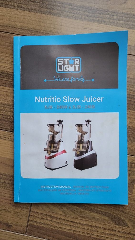 Nutrio Slow Juicer/storcator legume fructe