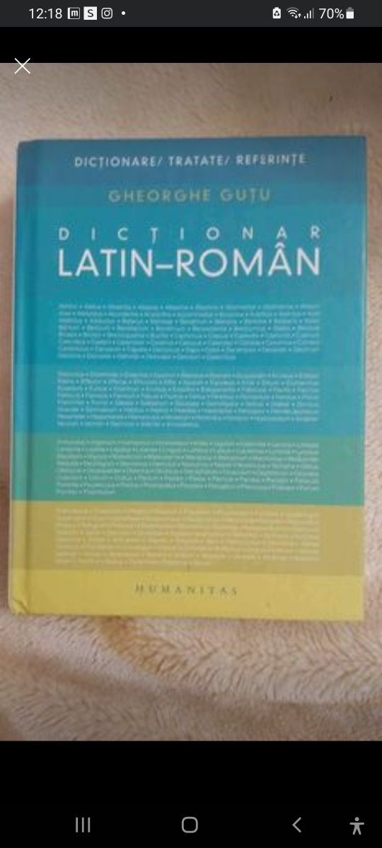 dictionar latin roman