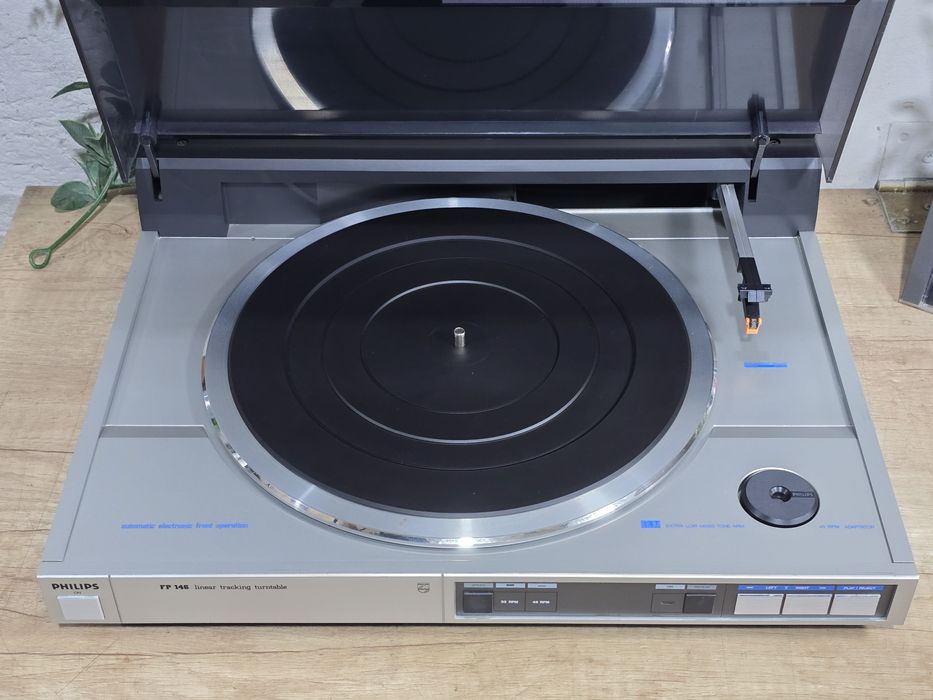 Pick-up PHILIPS FP-146, linear tracking, full digital, hifi vintage