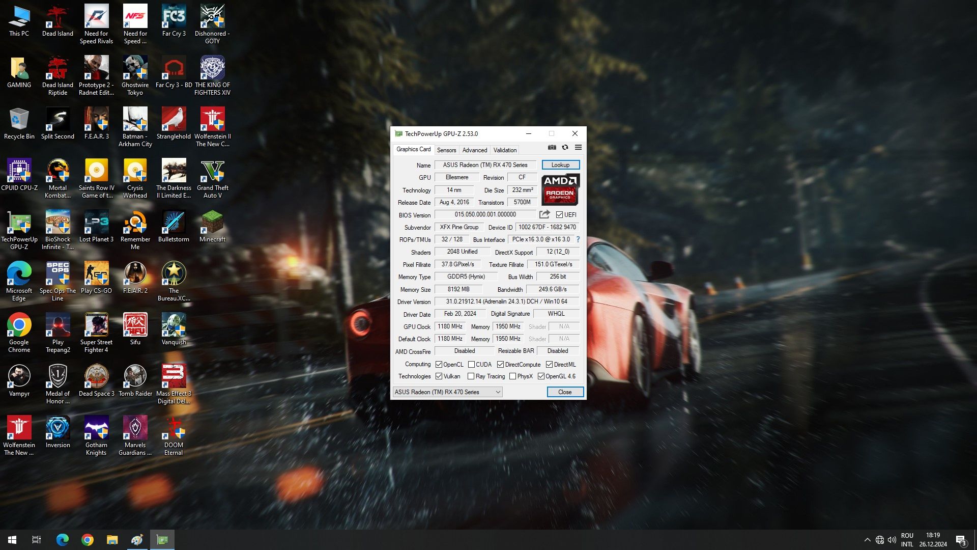 PC Gaming Complet i5-6420P,Video 8GB,16GB RAM,SSD+HDD,43 Jocuri,Win 10