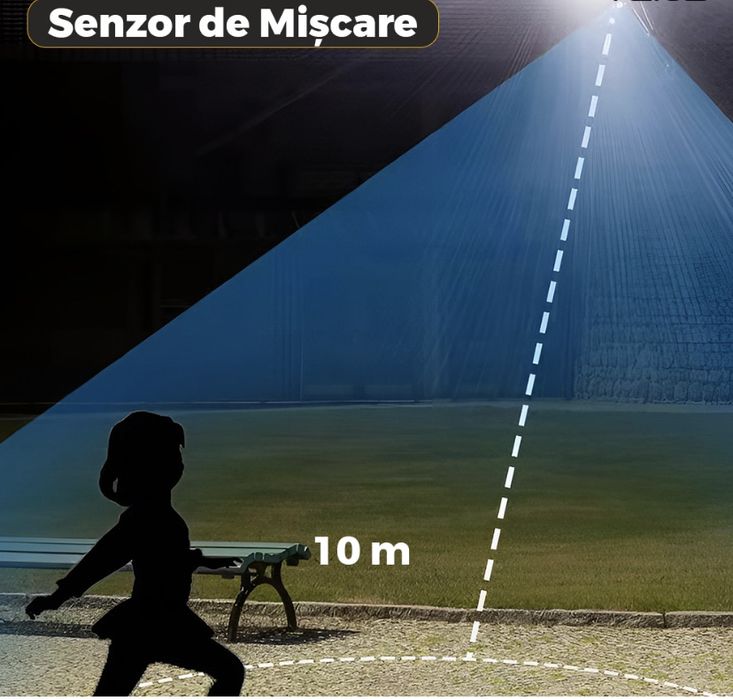 Lampa solara stradala, control din telecomanda 400w - Model W779