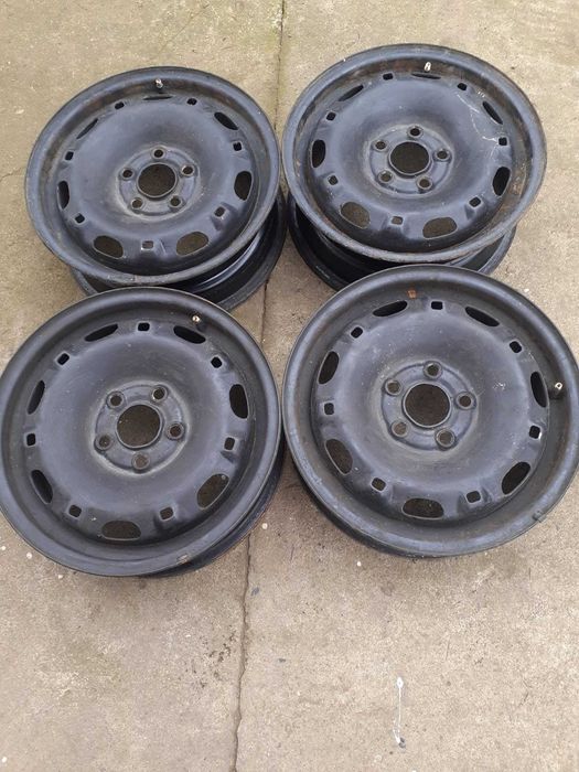 Jante r14+capace originale skoda fabia2