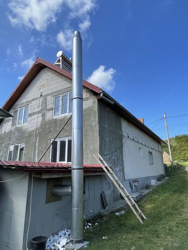 Horn,Cosuri de fum din inox dublu izolate