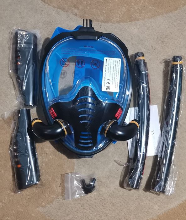 Masca snorkeling dublă