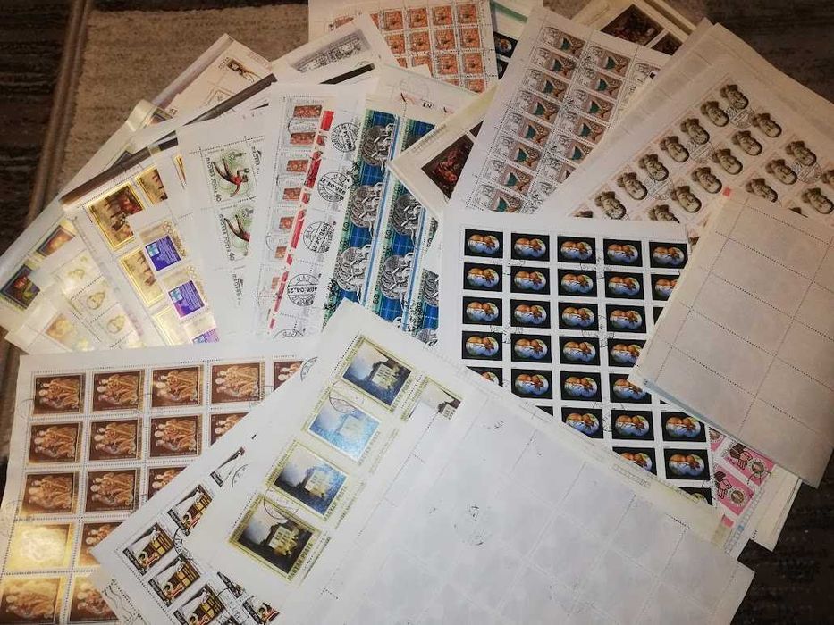 vand timbre,100 de coli diferite,timbre unguresti