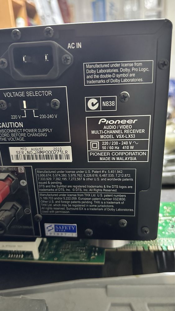AV-ресивер Pioneer VSX-LX53 в отличном состоянии