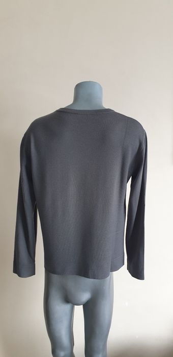 Emporio Armani Wool Knit Made in Italy M ОРИГИНАЛ Мъжки вълнен Пулов