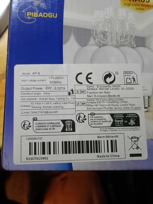 Продавам led лампи с датчик