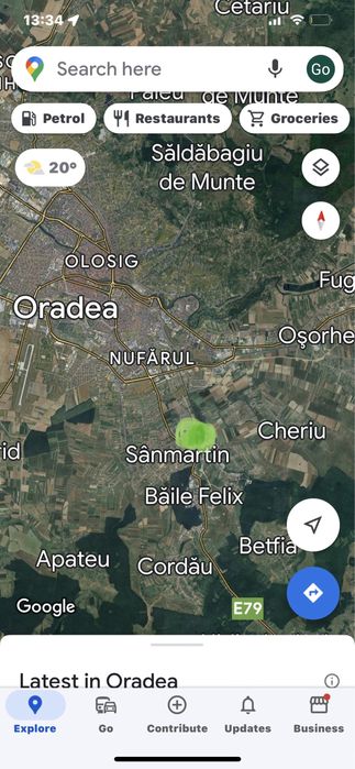 Teren intravilan ultracentral/ Sanmartin Baile felix