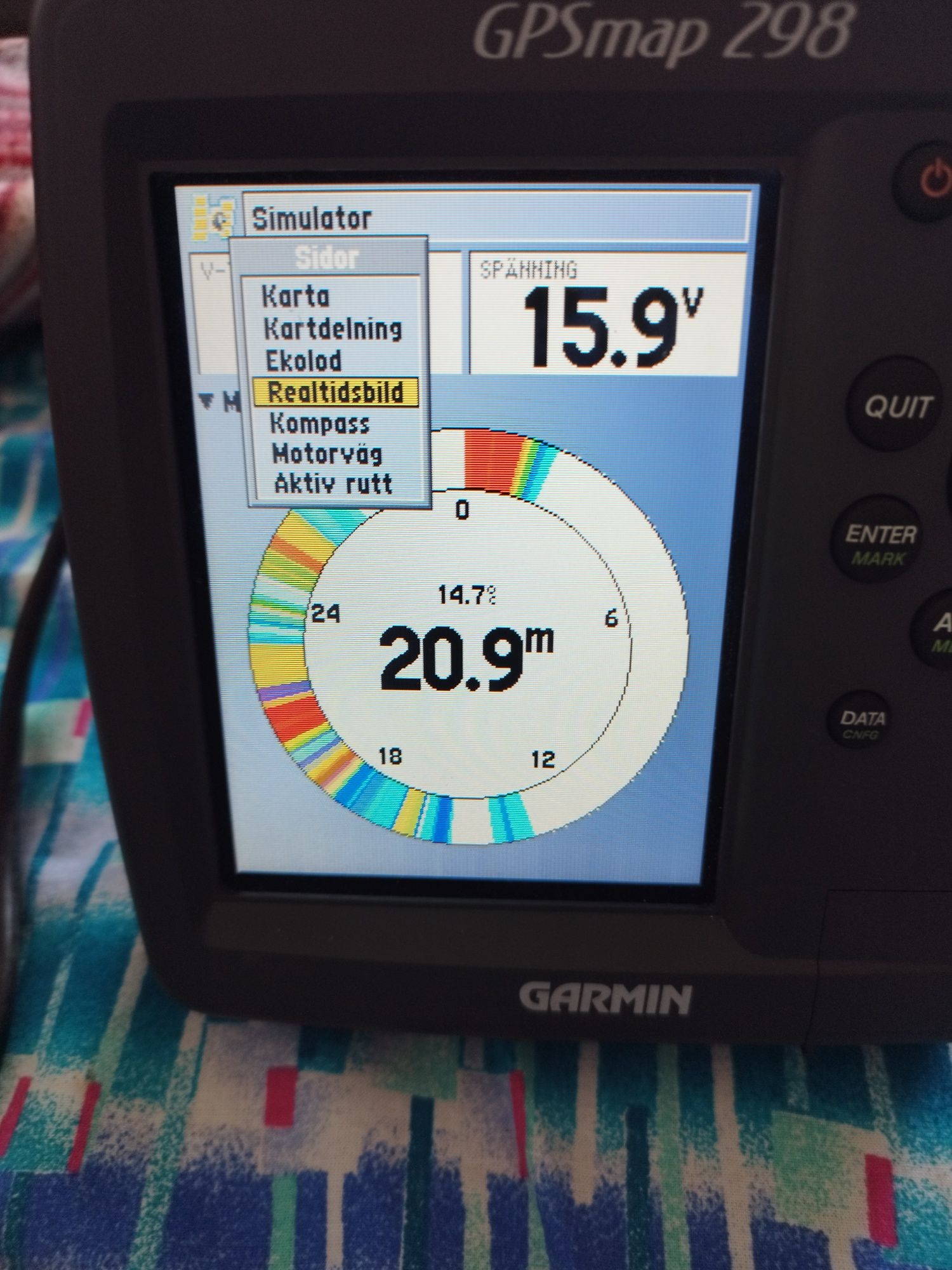 Сонар garmin 298