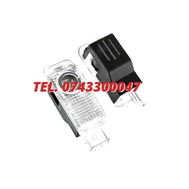 Set Lampi Logo Portiere Holograme Audi A3 A4 A5 A6 A7 Q3 Q5 Q7