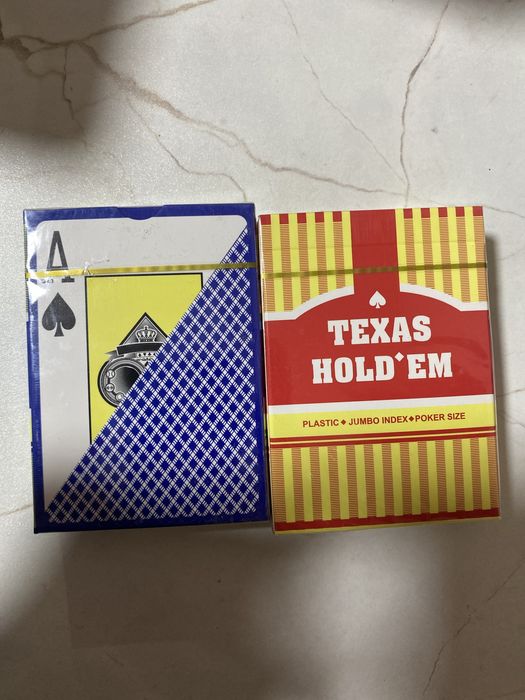 Карты игральные покерные, jumbo index