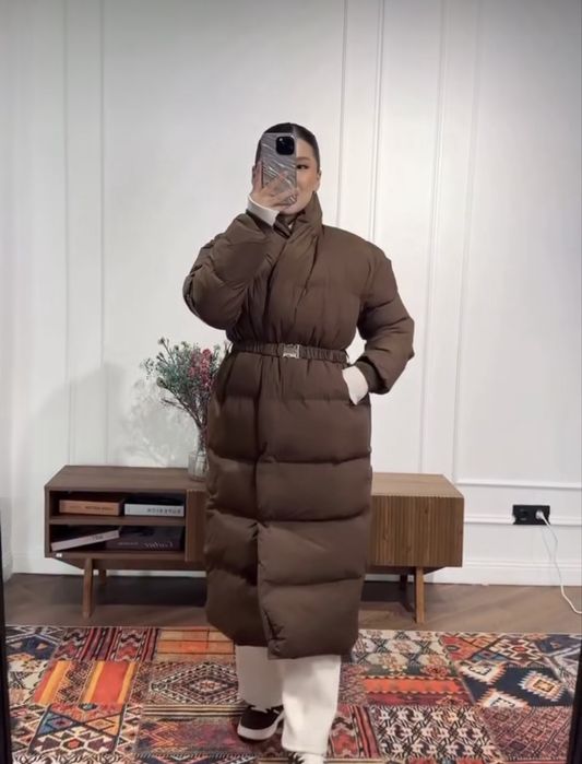 Куртка новая зимня коричневая