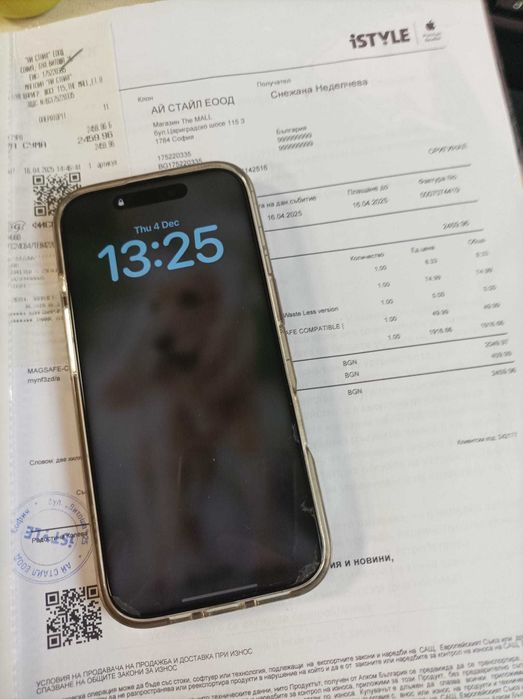 Iphone 16 pro, 128GB, гаранция, батерия 100%
