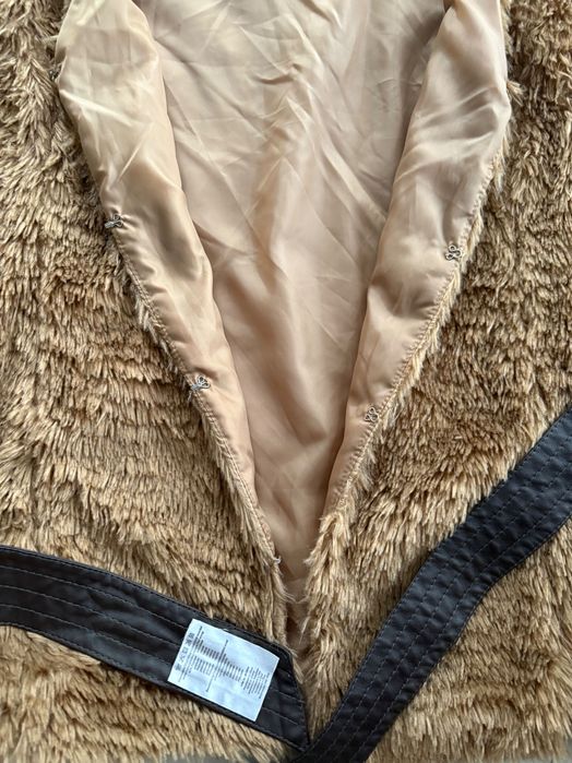 Vesta de dama din blanita cu cordon detasabil, 1XL