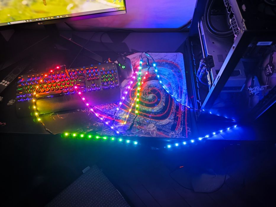 Ventilatoare corsair rgb ML140, banda rgb, lightning node