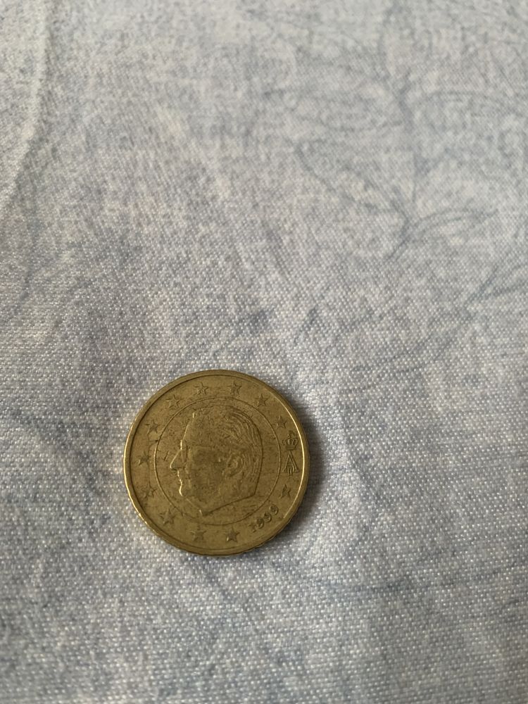 Moneda 50 euro centi anu 1999