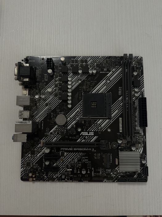 Placă de bază ASUS PRIME B450M-K II + Cooler AMD Wraith Stealth (AM4)