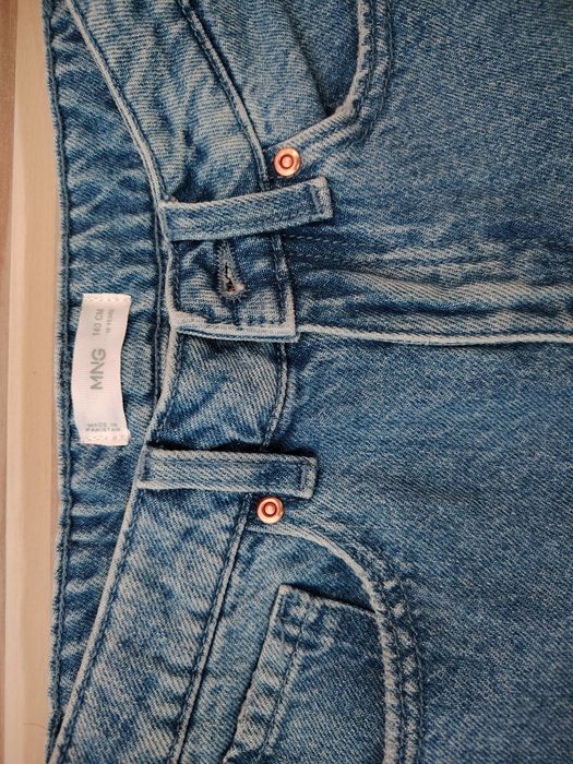 Нови дънкови къси панталони Mango