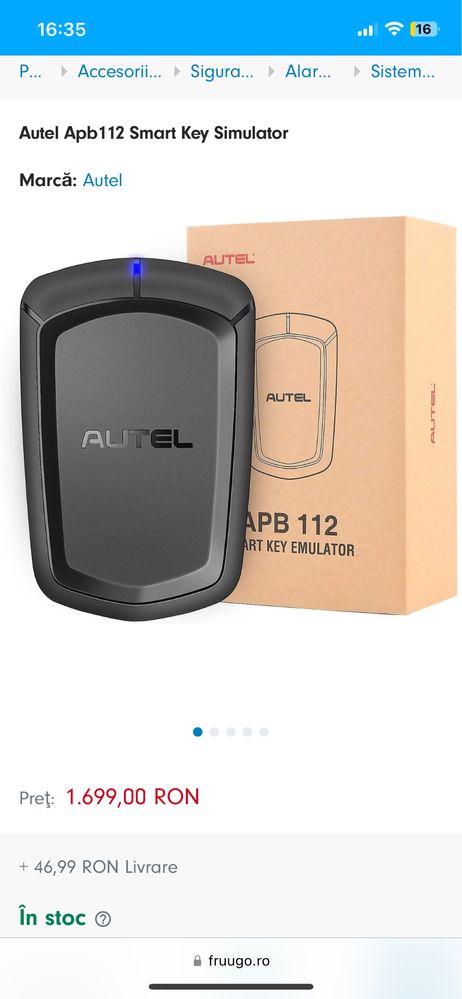 Autel Apb112 Smart Key Simulator