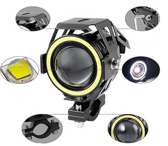 Халоген за мотоциклет 12-24V 2БР/К-Т