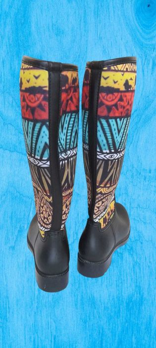 Ghete/cizme impermeabile foarte speciale, galotses, 37, multicolore