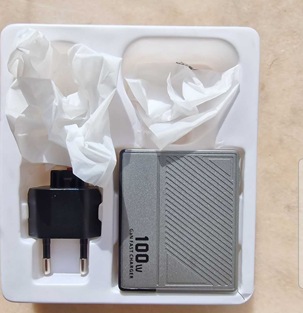 BONUS-Încărcător Gan 100W telefon laptop super fast charge cu afișaj