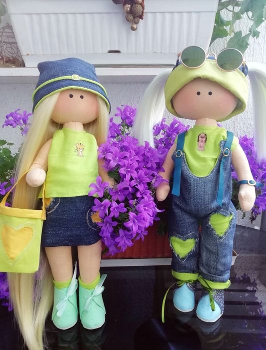 Ръчно изработени кукли за игра и декорация