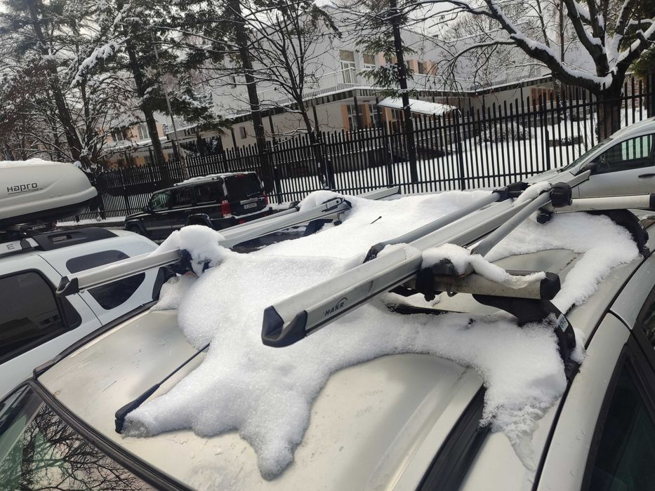 Багажник с две греди и две автолайсби