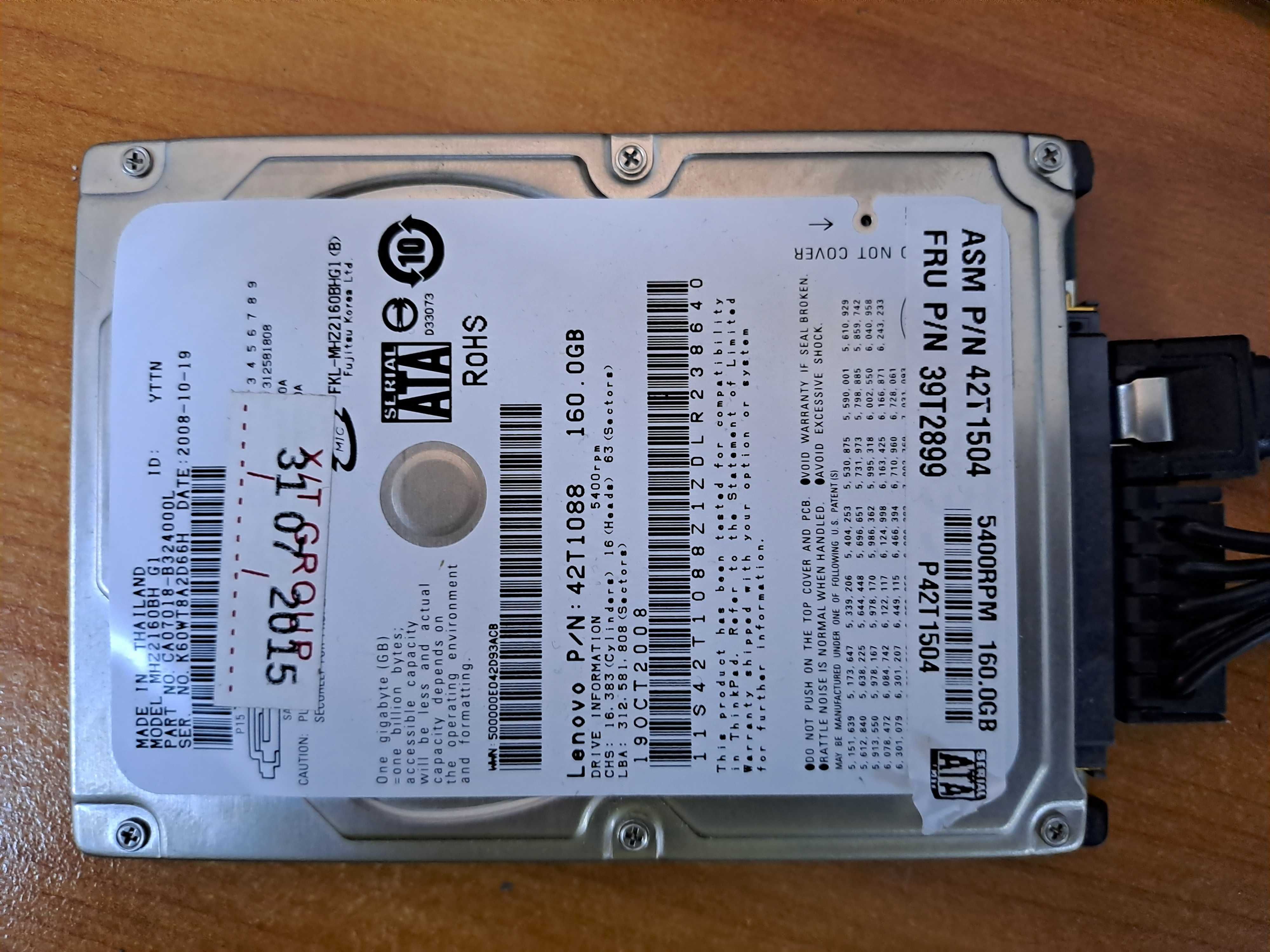 Hdd Laptop, 2.5 inch 160GB