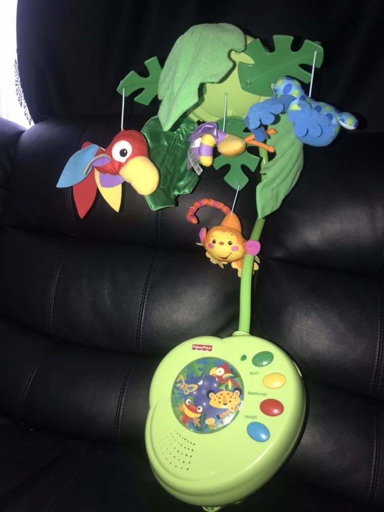 Въртележка за кошара Fisher Price животни