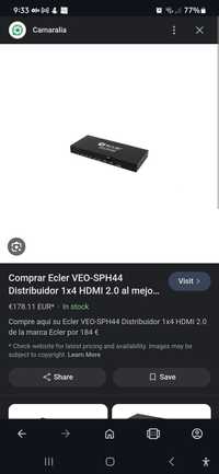 Switch hdmi 4k video splitter 2 buc.  18 Gb Up to 4096x2160 pe 60Hz