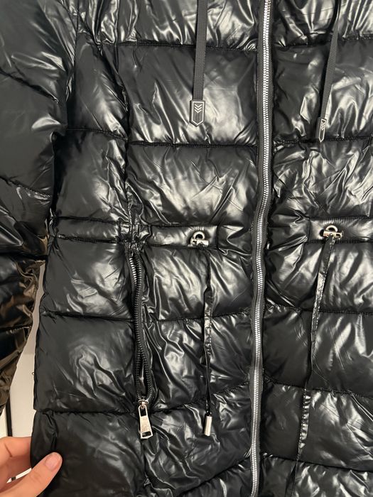 Зимно двулицево яке в черен цвят Zara Mango Lucy