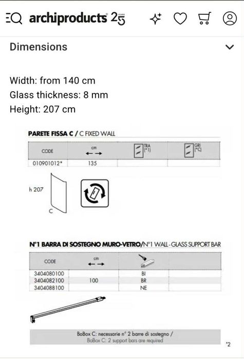 Sticlâ dus Walk-in dus