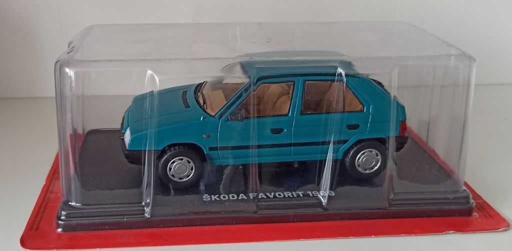 Macheta Skoda Favorit 1988 - Hachette Automobile de Neuitat 1/24