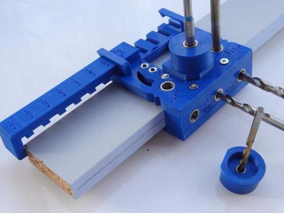 Sablon mobila plastic pentru minifix rafix dibluri