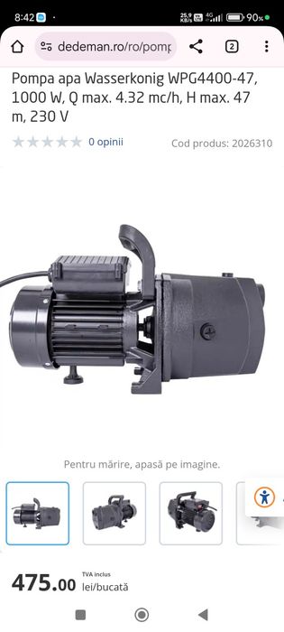 Pompă de suprafață