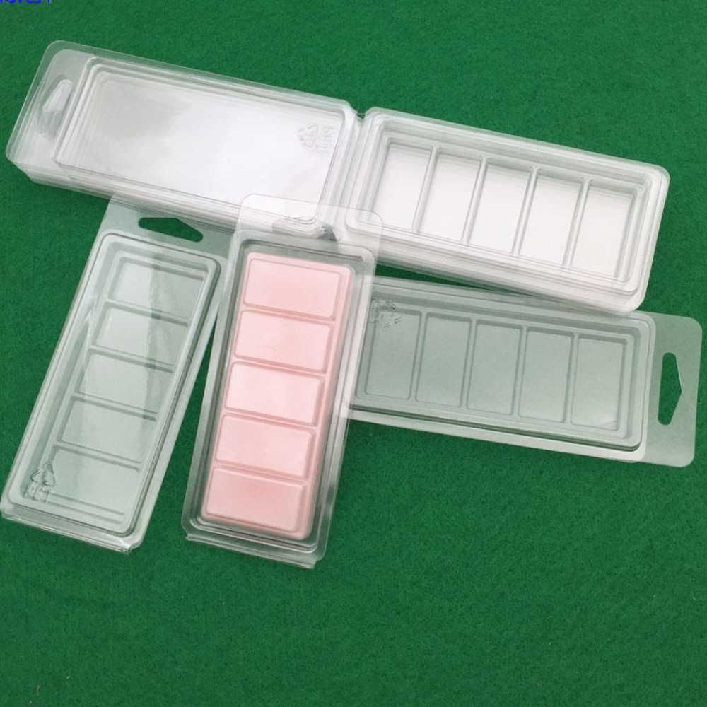 Ambalaj plastic pentru tablete din ceara,clamshell 5 celule, waxmelt